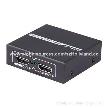 HDMI 1.3V 1 x 2 Splitter, Supports 3D Video Signal